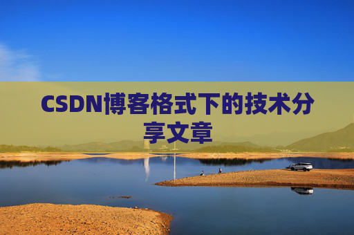 CSDN博客格式下的技术分享文章